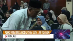 PEMKO DUMAI BERIKAN MODAL USAHA KEPADA 1400 PEDAGANG